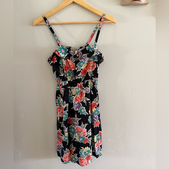 Atmosphere Dresses & Skirts - Atmosphere Black Midi Dress with Multicolor Floral Print